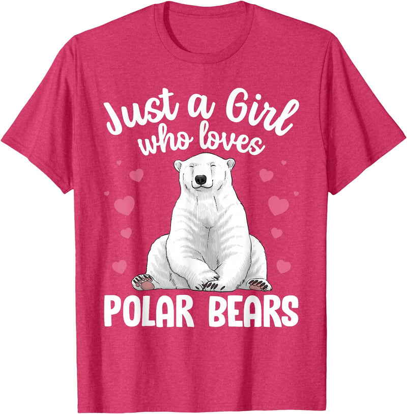 Polar Bear Gift Polar Bear Accessories & Stuff Best Polar Bear Design For Men Women Arctic Polar Bear Lover T-Shirt - Red Heather
