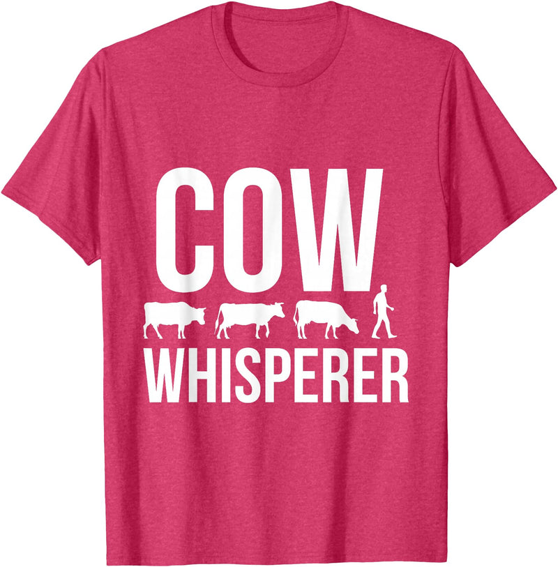 Cow whisperer shirt T-Shirt - Red Heather