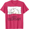 Sleeping & Napping Shirt Gifts For Nap Lovers Favorite Sleepshirt, Napping Polar Bear Pajama T-Shirt - Red Heather