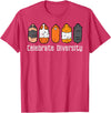 Guinea Pig Shirts For Men Women Kids Gift Guinea Pig Breeds Celebrate Diversity Cavy Men Women Kids T-Shirt - Red Heather