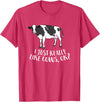 Cute Cow Animal Gifts Cattle Cow Farmer Gift I Just Really Like Cows, Ok? T-Shirt - Red Heather