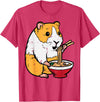 Guinea Pig Shirts For Men Women Kids Gift Guinea Pig Ramen Kawaii Cavy Anime Japanese Men Kids Women T-Shirt - Red Heather