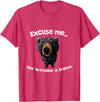 Z Generation TEES Funny Bear Excuse Me Your Birdfeeder Is Broken T-Shirt - Red Heather