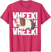 Guinea Pig Gifts & Merchandise Guinea Pig Girl Wheek! Wheek! Guinea Pigs T-Shirt - Red Heather