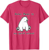Polar Bear Shenanigans Cute Polar Bear is My Ghost Mascot Shirt Animal Mascot T-Shirt - Red Heather
