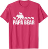Papa Bear 5 Kids TShirt Papa Bear 5 Cubs Shirt Papa Bear 5 Cubs Shirt Daddy Bear 5 Kids TShirt Papa 5 Kids T-Shirt - Red Heather