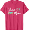 Show Pig Mom Shirt Show Pig Mom, Farmer mom, Happy Mothers Day T-Shirt - Red Heather