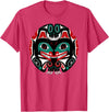 Tribal America Alaska Native American Art Tlingit Eagle Tribal Bear Clan T-Shirt - Red Heather