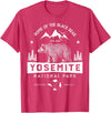 Lique National Park Yosemite National Park T shirt California Bear Vintage Gifts T-Shirt - Red Heather