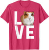 Guinea Pig Gift Guinea Pig Accessories & Stuff Cool Guinea Pig For Men Women Pet Hamster Rodent Animal Love T-Shirt - Red Heather