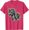 Cool Zombie Horror and Halloween Designs Scary Zombie Unicorn Scary Halloween Horror Monster Design T-Shirt - Red Heather