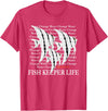 Pinoy Angelfish, Fish Keeping Hobby Aquarist Gifts Water Change Repeat Fish Keeper Life, Tropical Angelfish T-Shirt - Red Heather