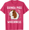 Guinea Pig Lover Co Funny Guinea Pig Lover Guinea Pigs Are My Wheekness Cute T-Shirt - Red Heather