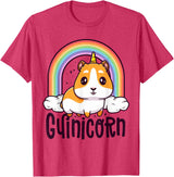 Guinea Pig by Hoy Haus Guinicorn Funny Guinea Pig Shirts For Kids Boy Girl Unicorn T-Shirt - Red Heather