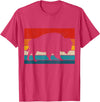We Love Bison Bison Retro American Buffalo National Park Vintage T-Shirt - Red Heather