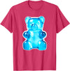Urban Empyre Blue Gummy Bear Candy T-Shirt - Red Heather