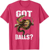Royal Ball Python Supplies Snake Owner Herpetology Funny Ball Python Lover Balls Reptile Keeper Snake Owners T-Shirt - Red