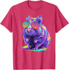 Cute Hamster Art for Men Women Kids Syrian Hamster Lover T-Shirt - Red Heather