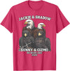 Jackie and Shadow Bald Eagle Family Tee Jackie and Shadow Sunny and Gizmo Big Bear Lake 2025 T-Shirt - Red Heather