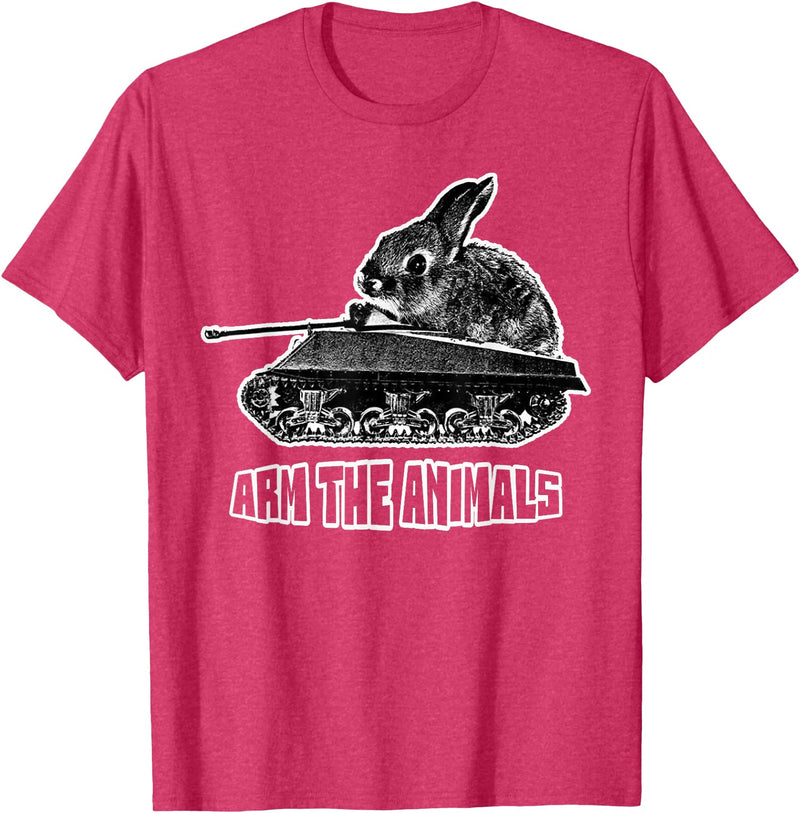 Cute Rabbit Lover Bunny Graphic Tank Top in Red Heather