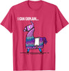 Funny gaming T-Shirts Loot Llama I Can Explain Gaming T-Shirt T-Shirt - Red Heather