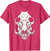 Hog Hunter Skull Co. Hog Hunter Skull Hunting Wild Hog Pigs T-Shirt - Red Heather