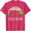 Lolo Bear Gifts & Shirts From Grandchildren Funny Filipino Grandpa Shirts From Grandkids, Cub Lolo Bear T-Shirt - Red Heather