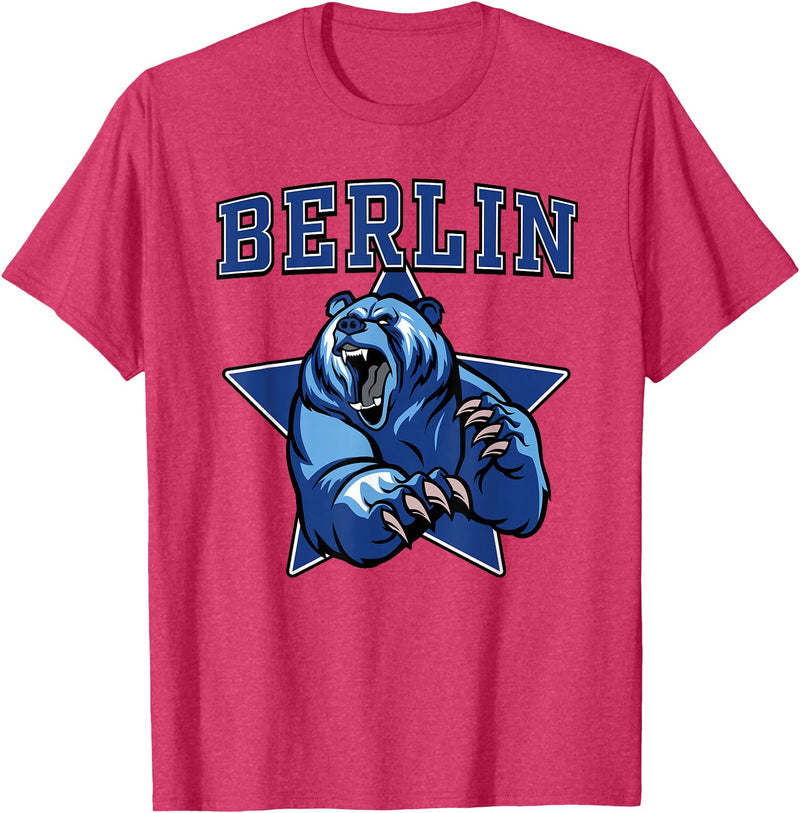High School Team Spirit MVP Berlin Sports Berlin Bears High School Team Spirit T-Shirt - Red Heather