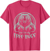 Hugging Family & Relations s Gifts & Apparel 'FREE-Hugs' s Grizzly Bear s 'Woodcut Style' T-Shirt - Red Heather