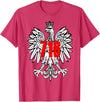 Polish Pride Buffalo Dyngus Day Shirt Polish Falcon Eagle 716 Buffalo NY New York T-Shirt - Red Heather