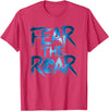 Lions Tshirt Men Women Blue Animal School Sport Fan Lion T-Shirt - Red Heather