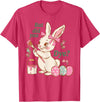 Bunny Egg but Did You Dye Funny Cute Easter Rabbit T-Shirt in Red Heather