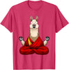 Funny Llama Gift Llama Lover Accessories & Stuff Cute Llama Design For Men Women Alpaca Animal Llama Lovers T-Shirt - Red Heather