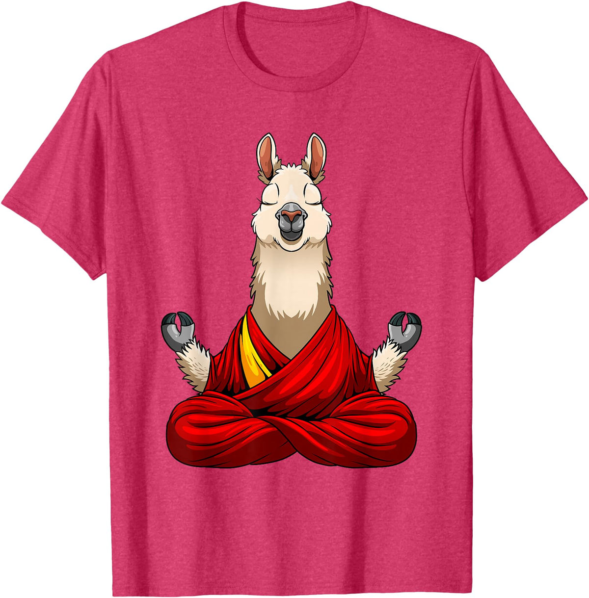 Funny Llama Gift Llama Lover Accessories & Stuff Cute Llama Design For Men Women Alpaca Animal Llama Lovers T-Shirt - Red Heather