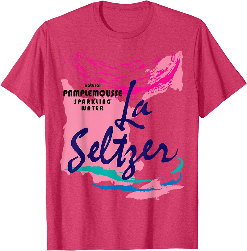 La Seltzer Can Group Halloween Costume Shirts Group Halloween Costume T-Shirt - Pamplemousse Seltzer T-Shirt - Red Heather