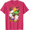 Peppa Pig Halloween Happy Costumes Group Shot T-Shirt - Red Heather
