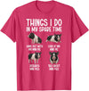 Funny Mini Pigs For Mini Pig Lover Things I Do Mini Pig Lover Mini Pigs T-Shirt - Red Heather