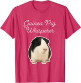 Miller Sye Guinea Pig Whisperer - American Guinea Pig T-Shirt - Red Heather