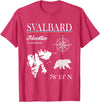Spitsbergen Norway Scandinavia Travel Nordic Bear Svalbard - Adventure Is Out There - Norway Norwegian Flag T-Shirt - Red Heather