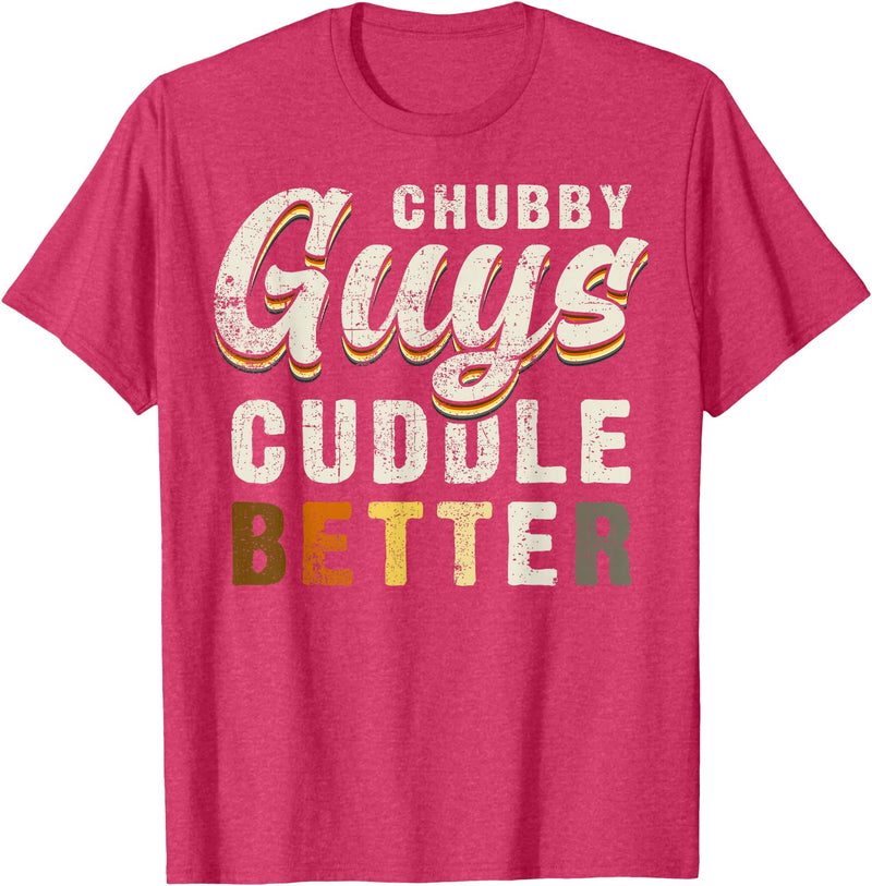 Bear Community Bear Brotherhood Gay Men Gifts Chubby Guys Cuddle Better Funny Bear Pride T-Shirt - Red Heather