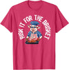 Funny Grill Pig Barbeque Pitmaster Designs for Men Risk It For The Brisket Funny Pig Grilling Barbecue Pork BBQ T-Shirt - Red Heather