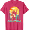 The Thrift Garage Asheville North Carolina Banjo Bear Vintage Nature T-Shirt - Red Heather