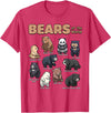 Wowsome! Bear Shirt Bears Animals of The World Bear Lover Zookeeper T-Shirt - Red Heather