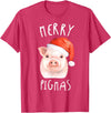 Guinea Pig Christmas T-Shirt Christmas Pig T-Shirt Kids Gift Merry Pigmas T-Shirt - Red Heather