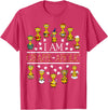 Funny Cute Animals Gift Idea Giraffe Aholic Animal Wildlife Safari Giraffe Lover Gift T-Shirt - Red Heather