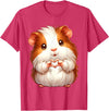 Guinea Pig Guinea Pigs Cute Animals Pet Owners Tee Cute Guinea Pig Pet Lovers Small Animals Animal Lover Funny T-Shirt - Red Heather