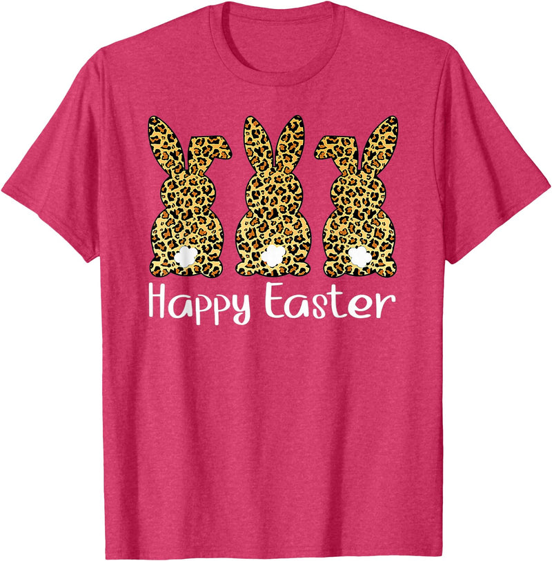 Cute Rabbit Lover Bunny Graphic T-Shirt (Red) in Red Heather