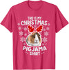 CUTE FAMILY GUINEAPIG CHRISTMAS FOR POTATO LOVER'S GUINEA PIG CHRISTMAS PAJAMA FOR WOMEN AND MEN T-Shirt - Red Heather