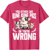 Kune Kune Pig Accessories & KuneKune Clothes Kune Kune Pig Lover Pig Breeder Supplies Kunekune Pig T-Shirt - Red Heather