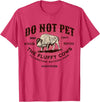 Funny Yellowstone National Park Vintage Graphic Yellowstone National Park Do Not Pet the Fluffy Cows Bison T-Shirt - Red
